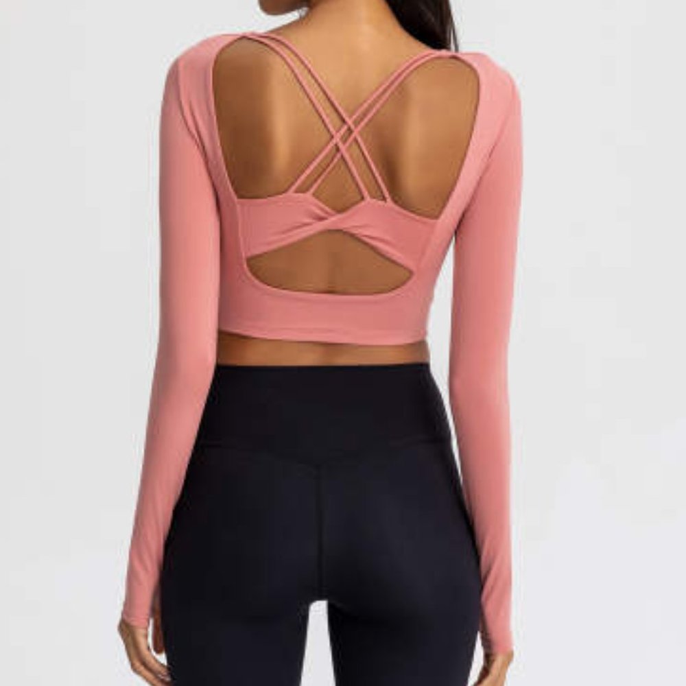 LaraS Cross Back Workout/Yoga Top
